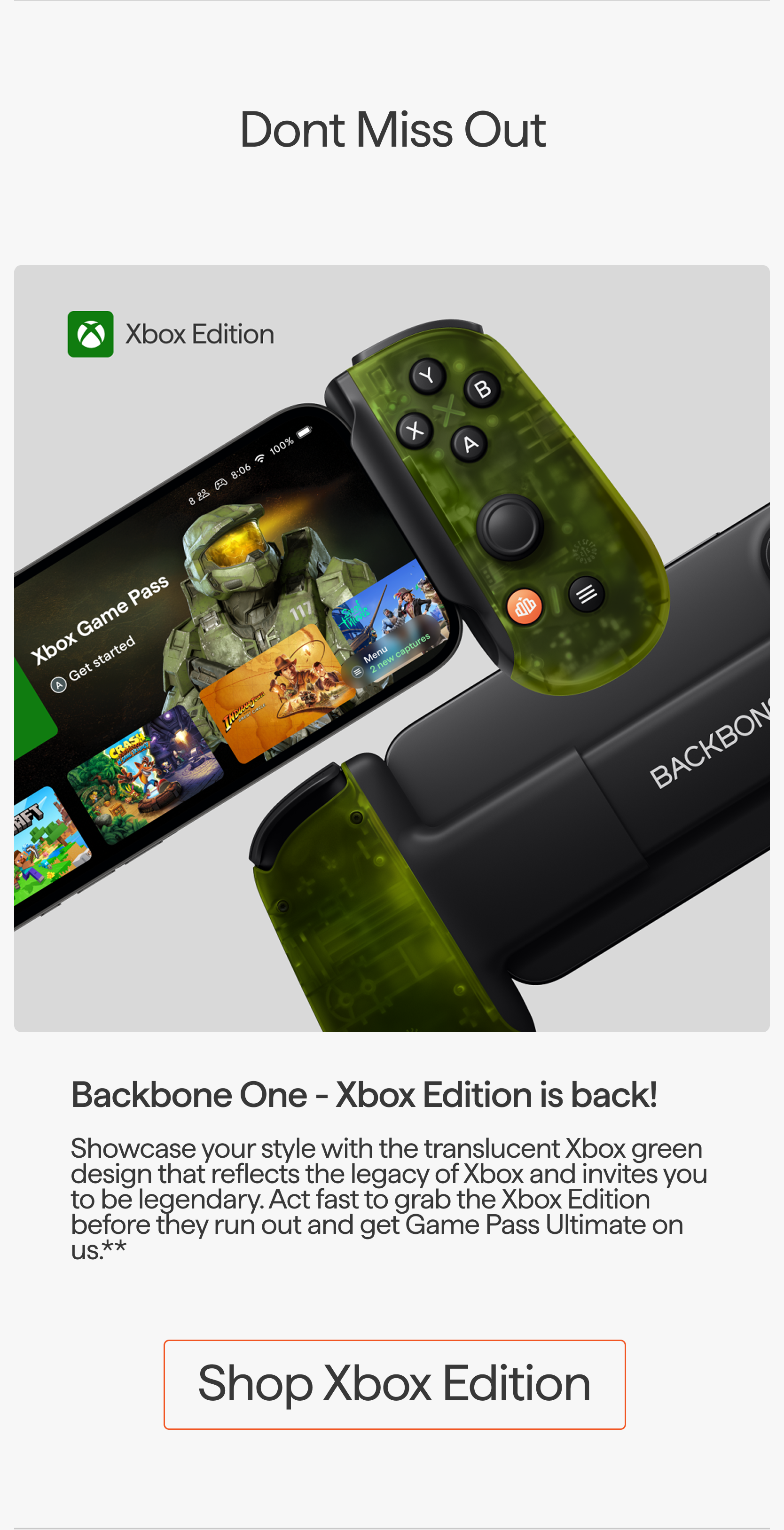 Backbone One - Xbox Edition