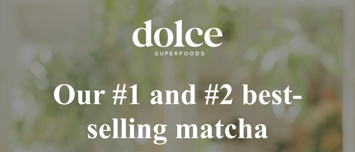 Our #1 and #2 best-selling matcha