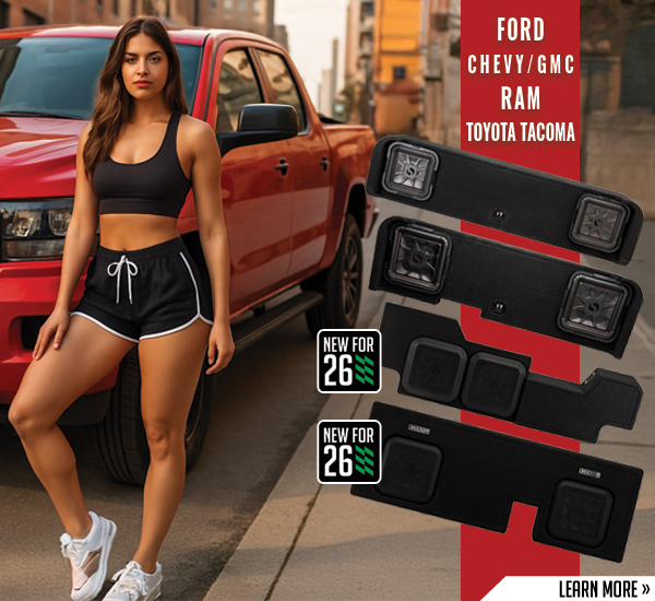KICKER Truck Specific Loaded Enclosures