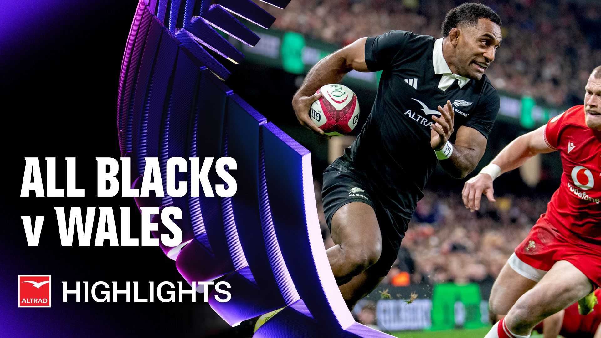 All Blacks v Wales Highlights