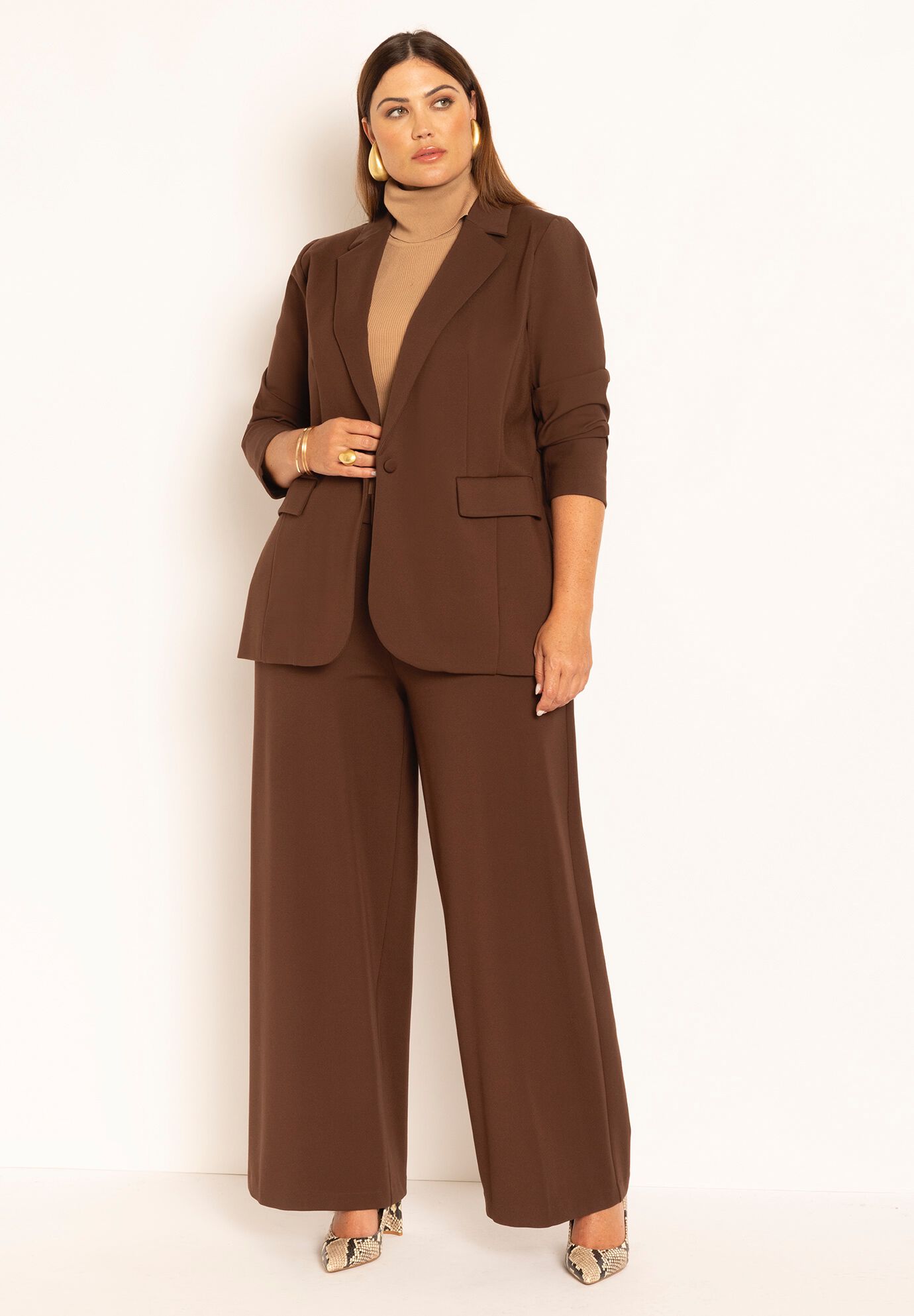 The Ultimate Stretch Wide Leg Pant﻿