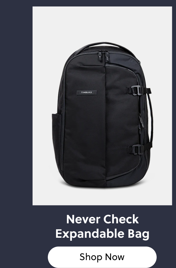Never Check Expandable Bag