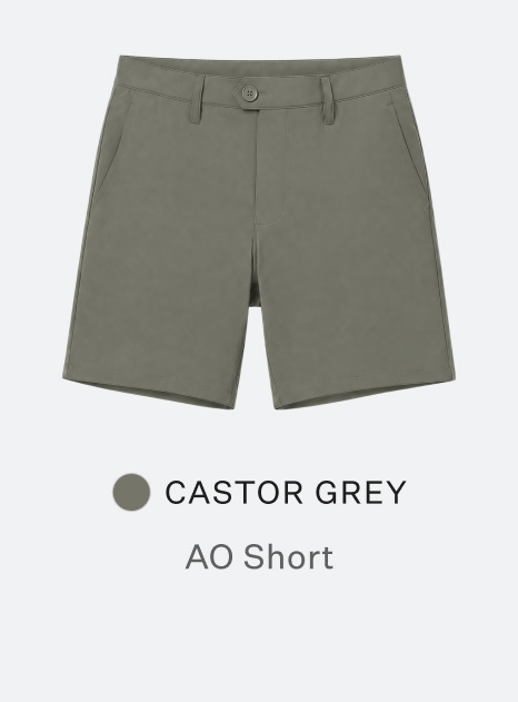 AO Short in Castor Grey