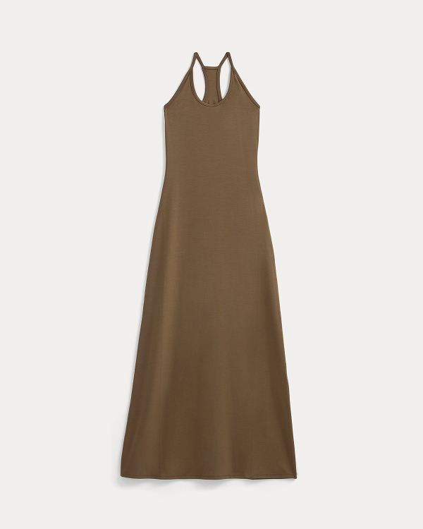 Image | Racerback Maxi Knit Dress | Beech