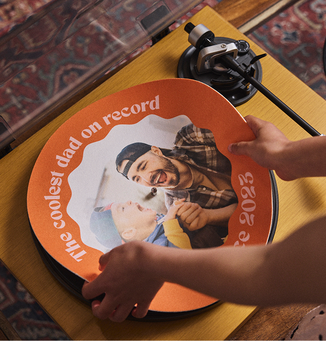 Personalised Photo Record Slipmat