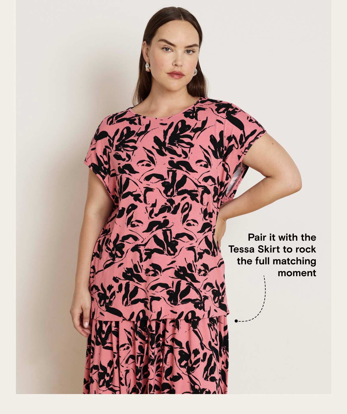 Alida Top in Pink