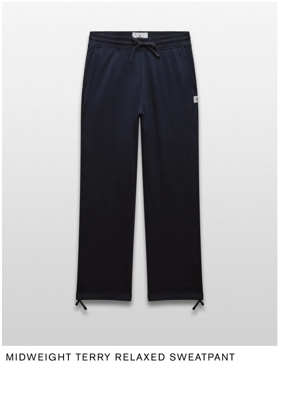 Midweight Terry Relaxed Sweatpant