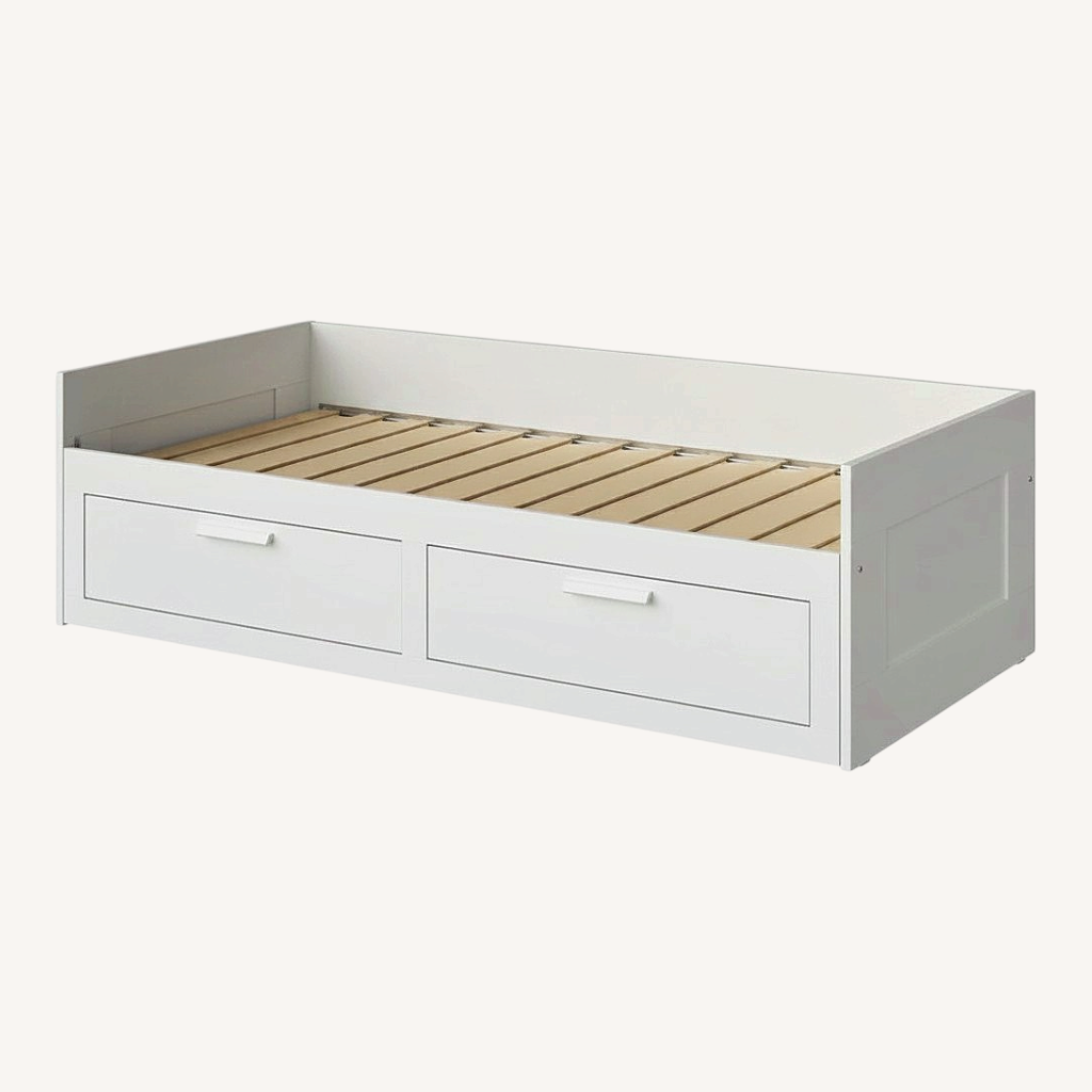 Image of Ikea Brimnes White Wood Daybed