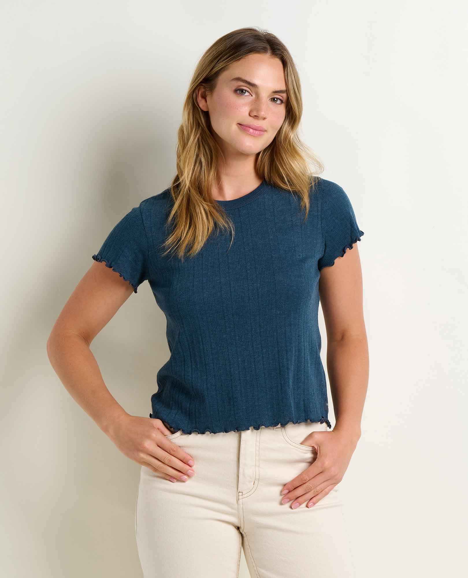 Image of Foothill Pointelle Baby Tee