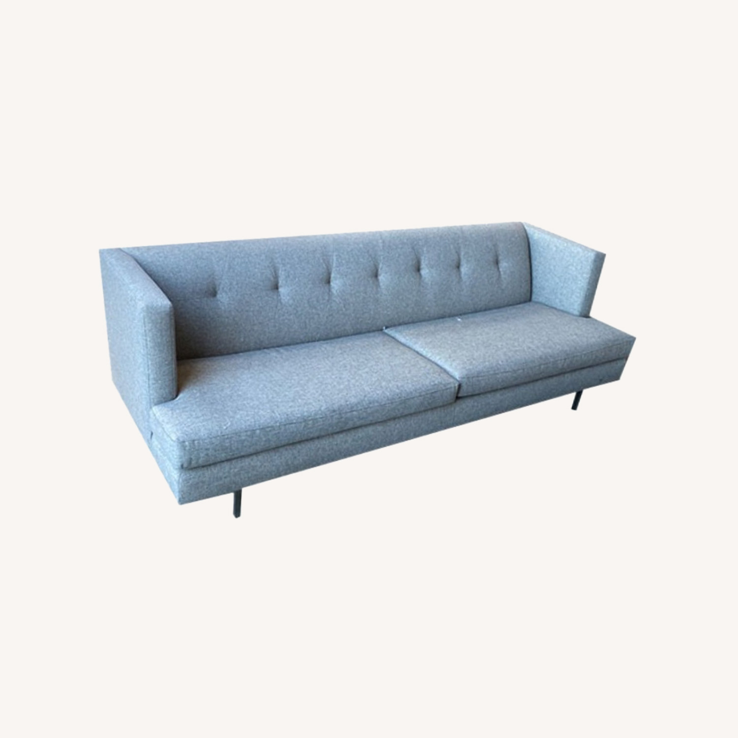 Image of CB2 Avec Light Gray 2-seater Sofa