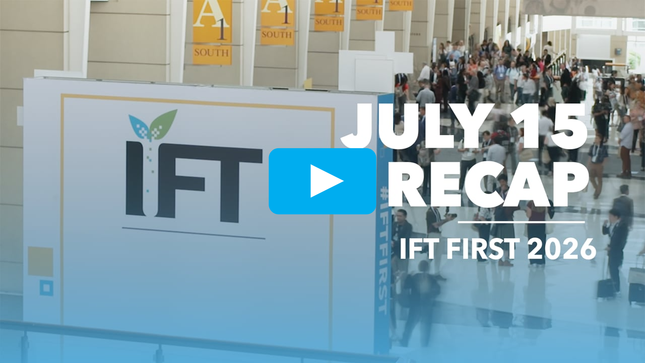 IFT FIRST 2026: Wednesday, July 15