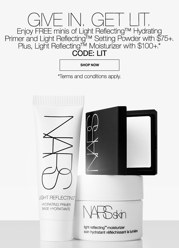 Enjoy FREE Light Reflecting™ minis with $75+. Plus, more with $100+.* CODE: LIT
