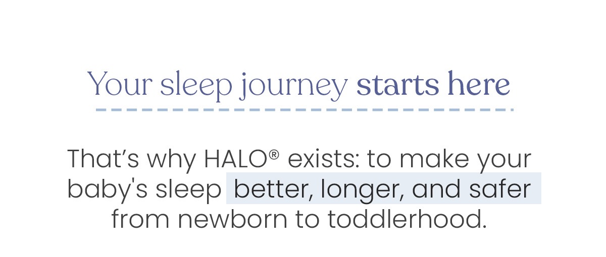 your sleep journey starts here