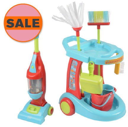 Interactive Kids Cleaning Set with Sound & Motion | Pretend Play Chores 3+