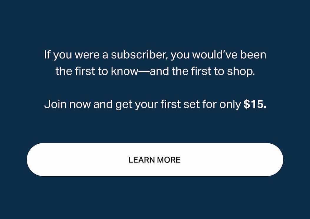 If you were a subscriber, you would've been the first to know.