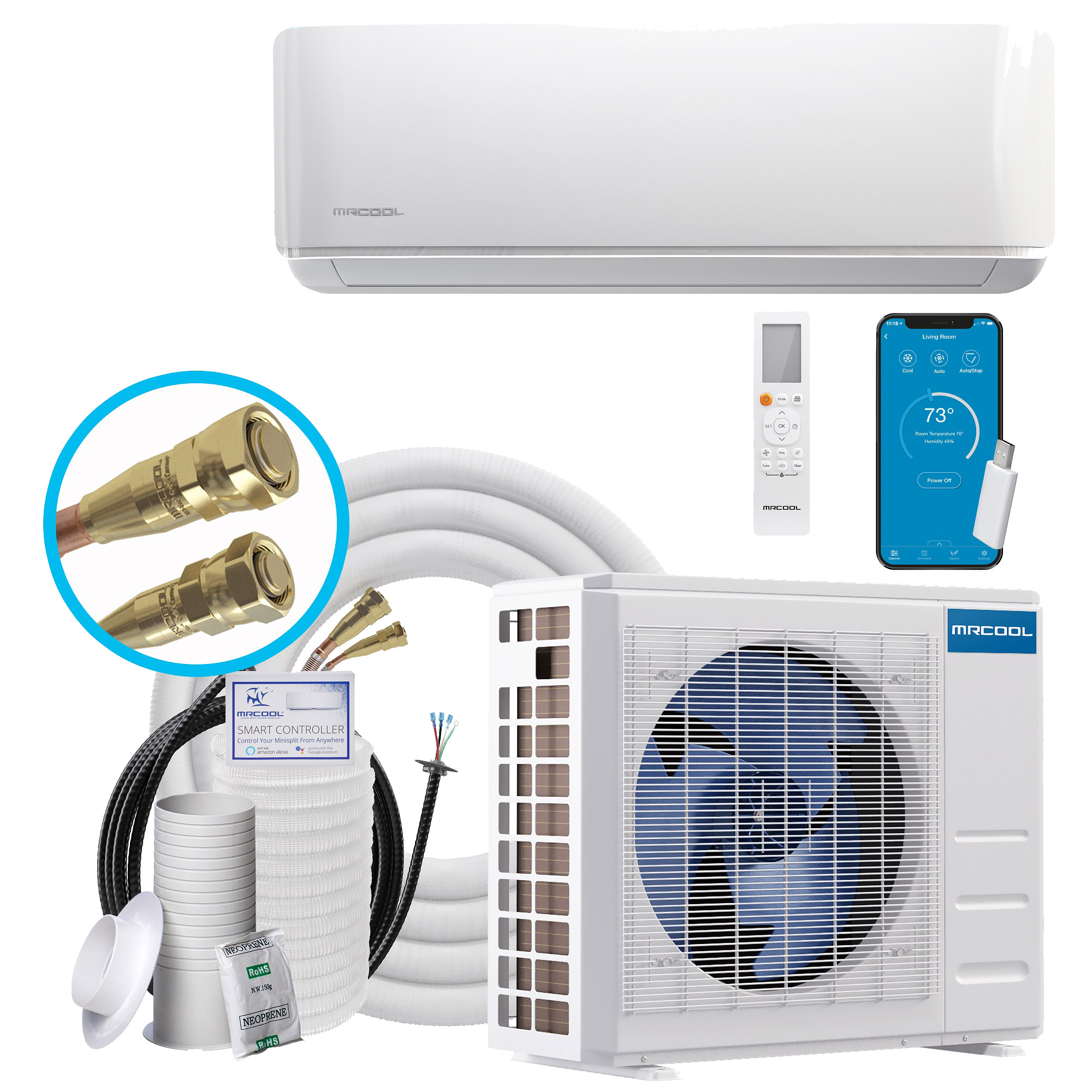 MRCOOL DIY 5th Gen BTU Ductless Mini-Split Heat Pump
