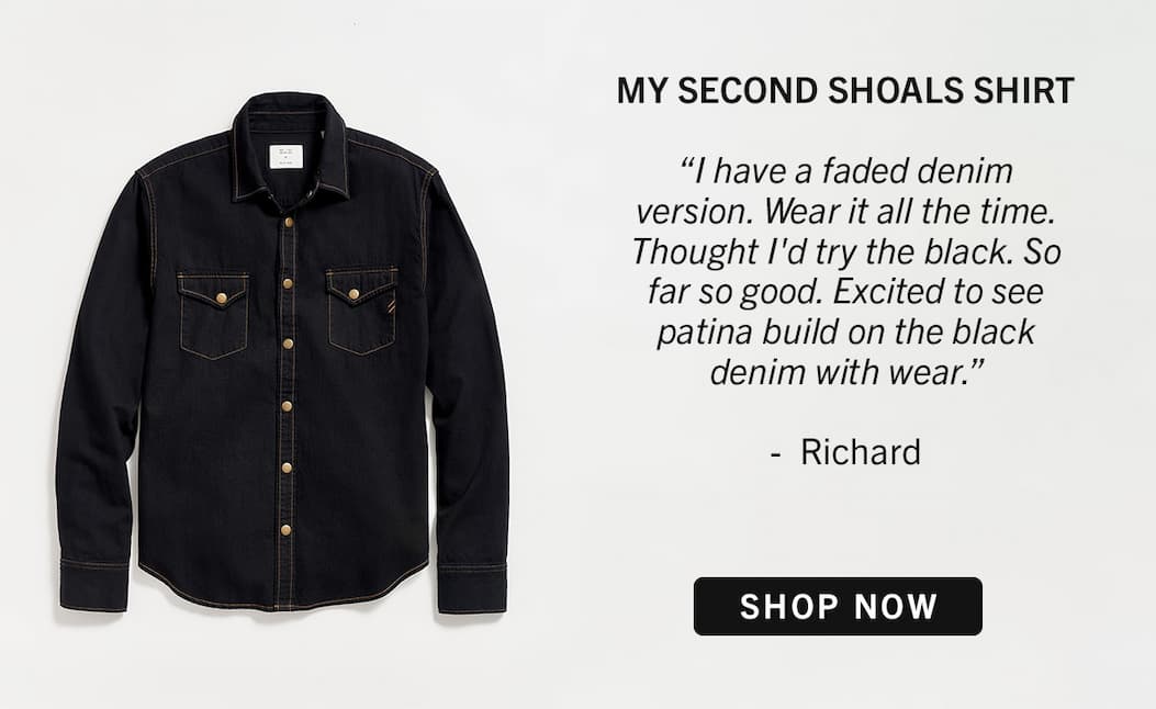 Shoals Denim Shirt worn by Billy Reid