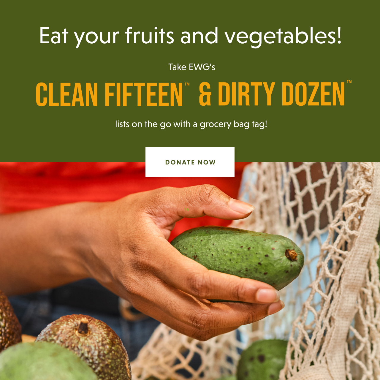 Grocery bag tag - DONATE