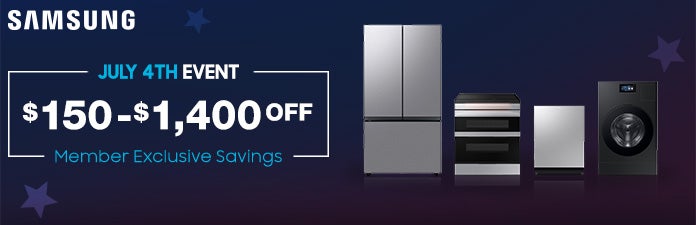 Save on Select Samsung Appliances
