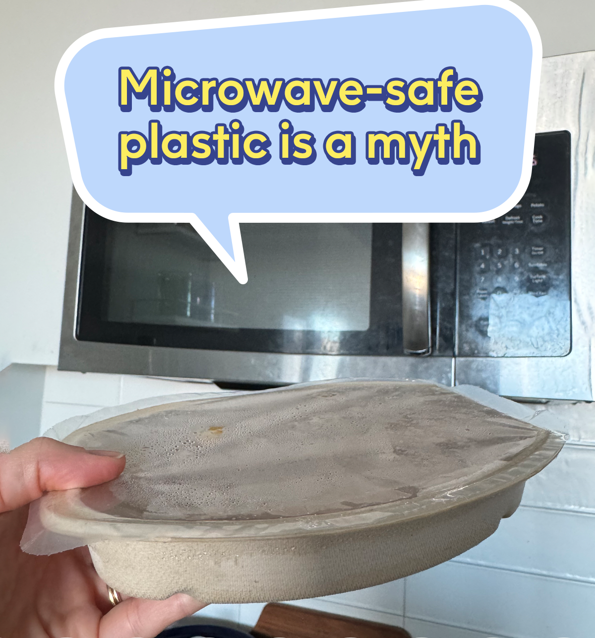 Microwave-safe plastic is a myth