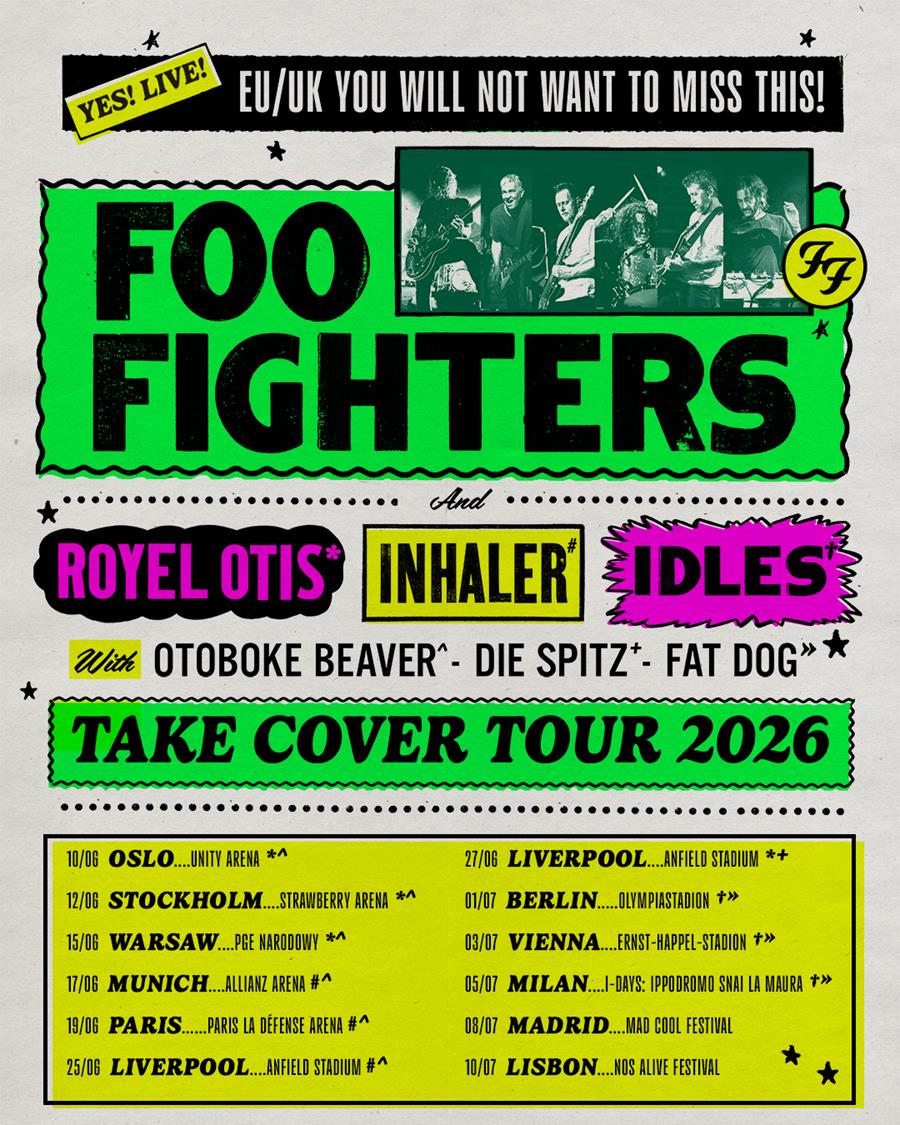 EU/UK Take Cover Tour 2026