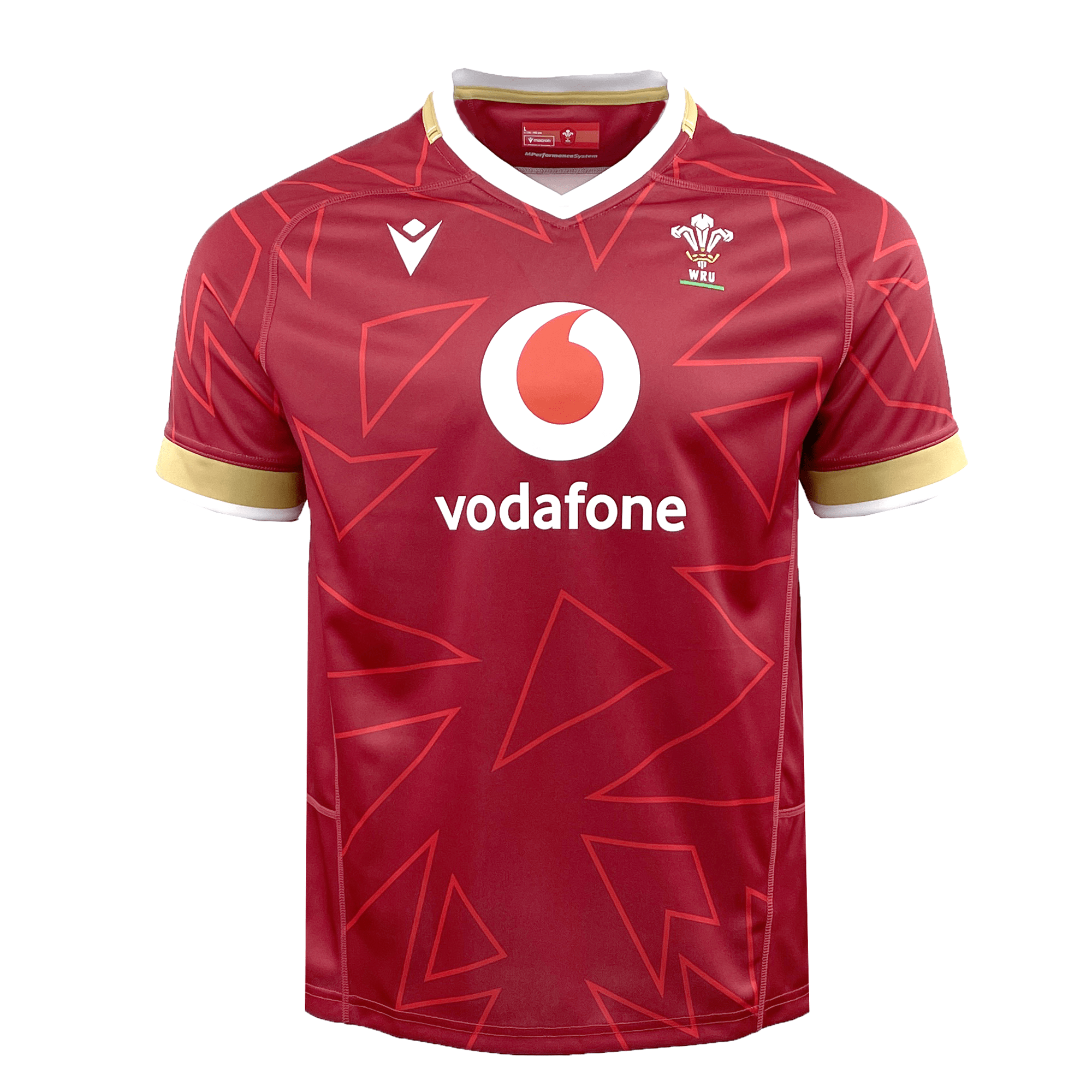 Image of Wales 24/25 Pathway Home Jersey by Macron