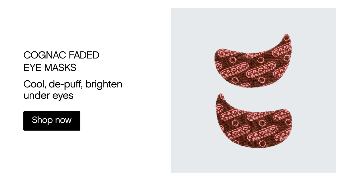 Cognac Faded Eye Masks