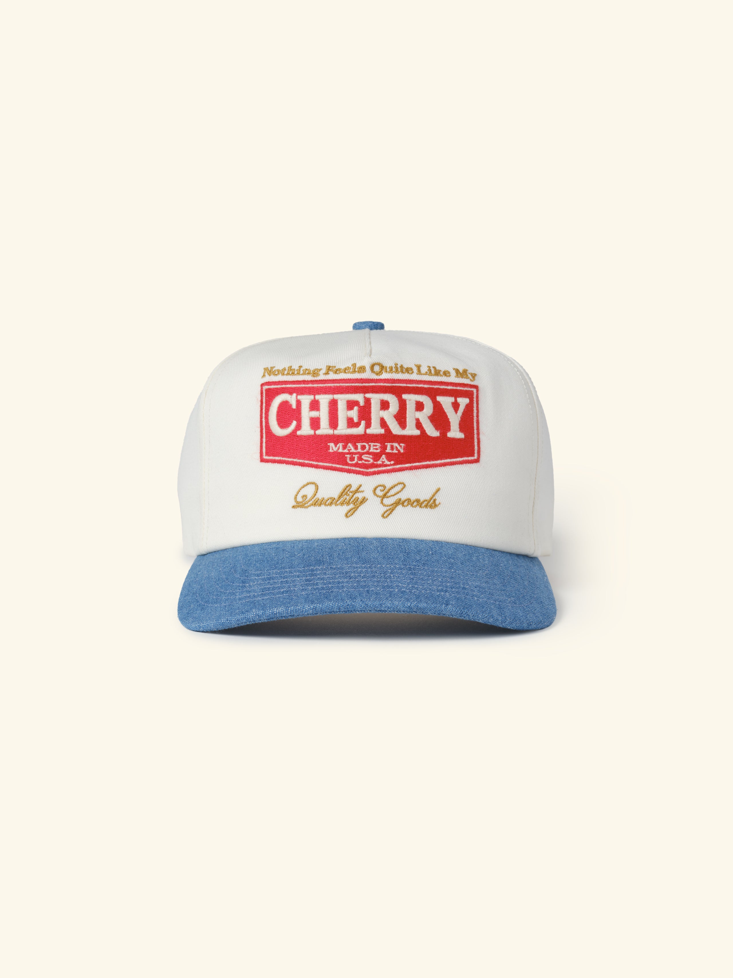 Image of Chevron 5 Panel Hat (Denim)