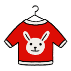 Shirt with bunny on a clothes hanger, promoting The New Yorker Store.