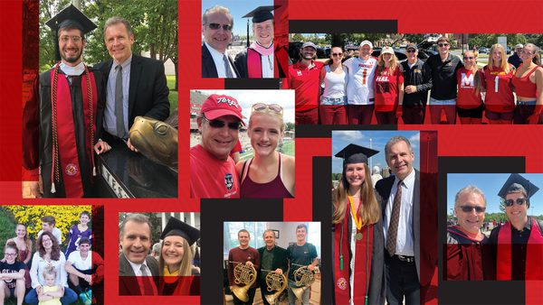 collage of images of Gregory Miller and his kids