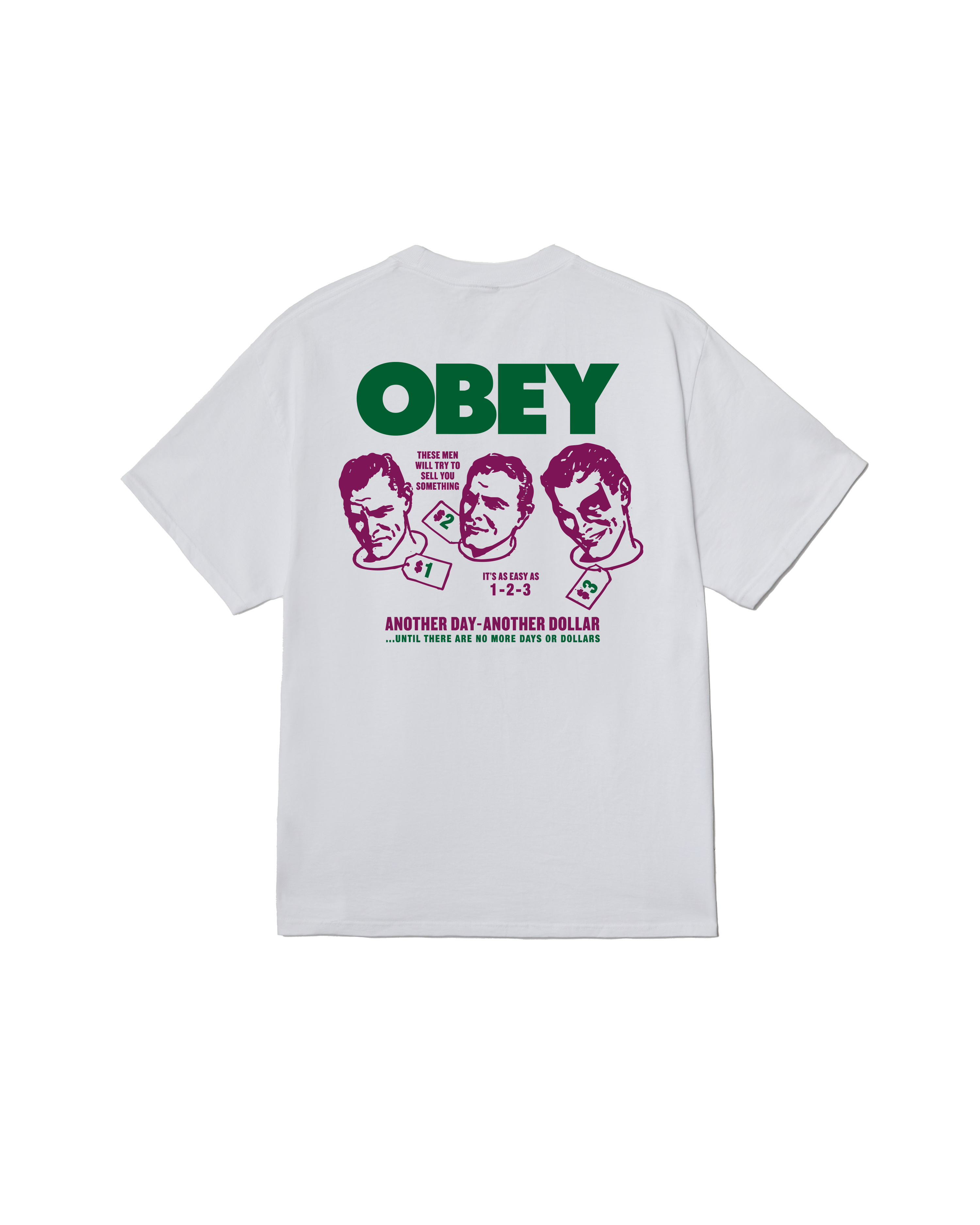 Image of OBEY ANOTHER DOLLAR CLASSIC T-SHIRT