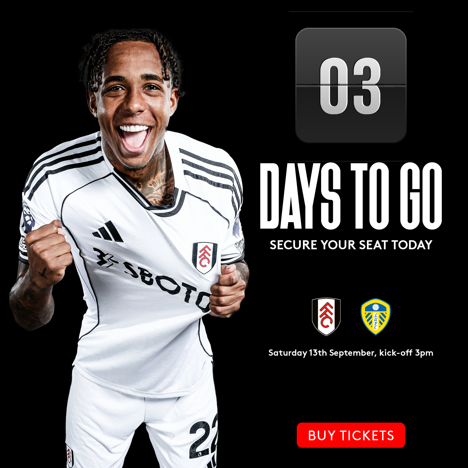 Fulham v Leeds United Tickets