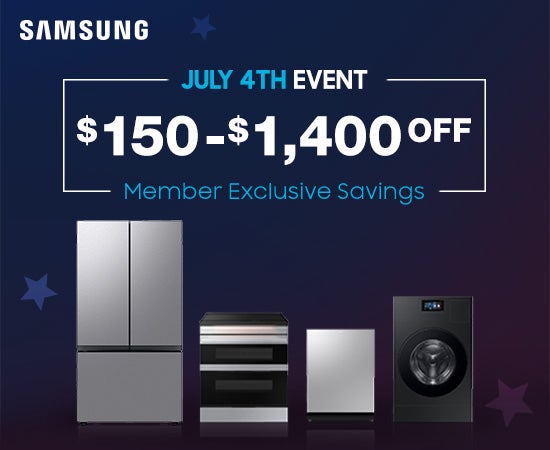 Save on Select Samsung Appliances