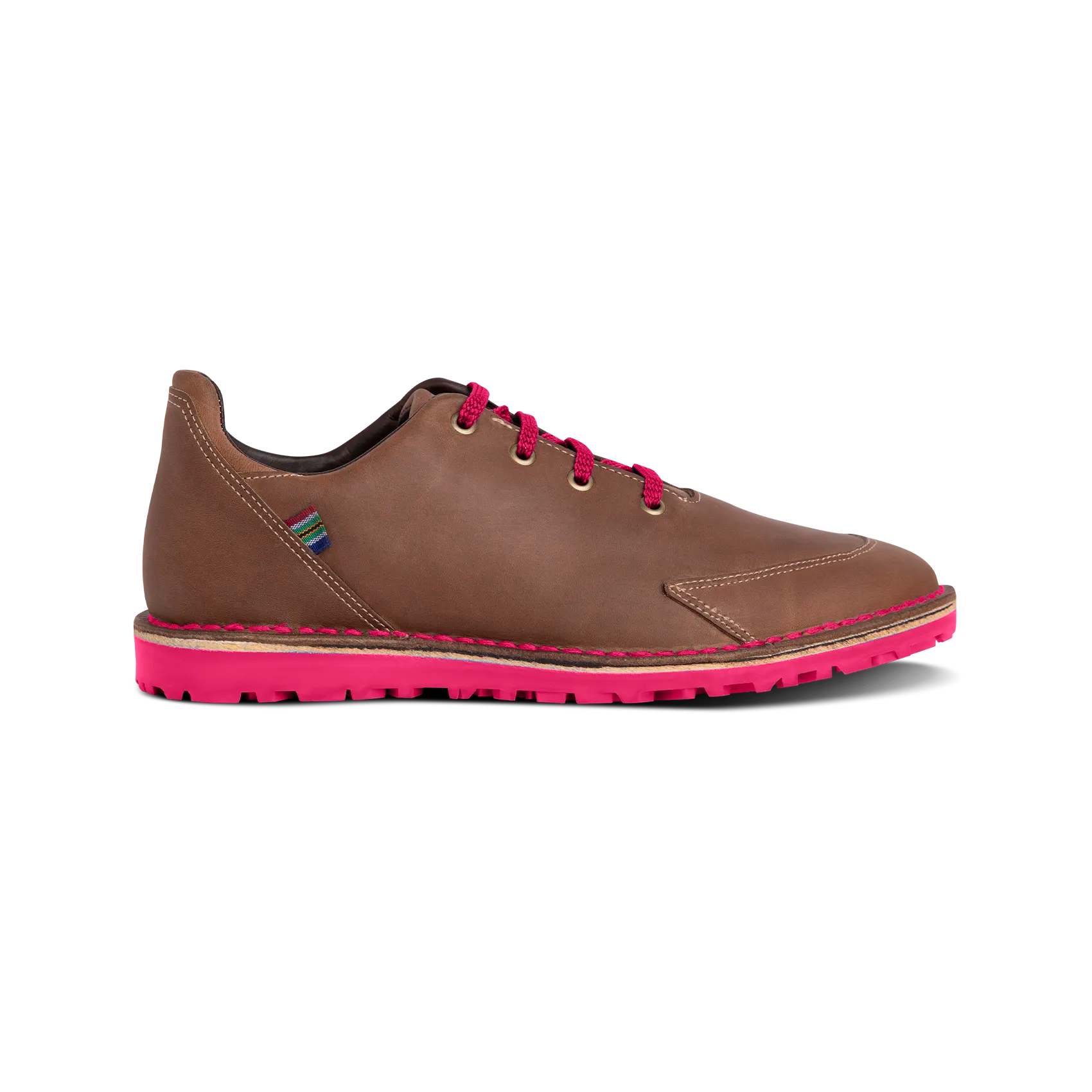 Image of Veldskoen Hadeda Loft Golf Shoe (Hot Pink Sole)