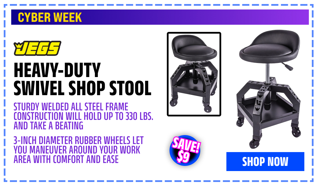 Heavy-Duty Swivel Shop Stool