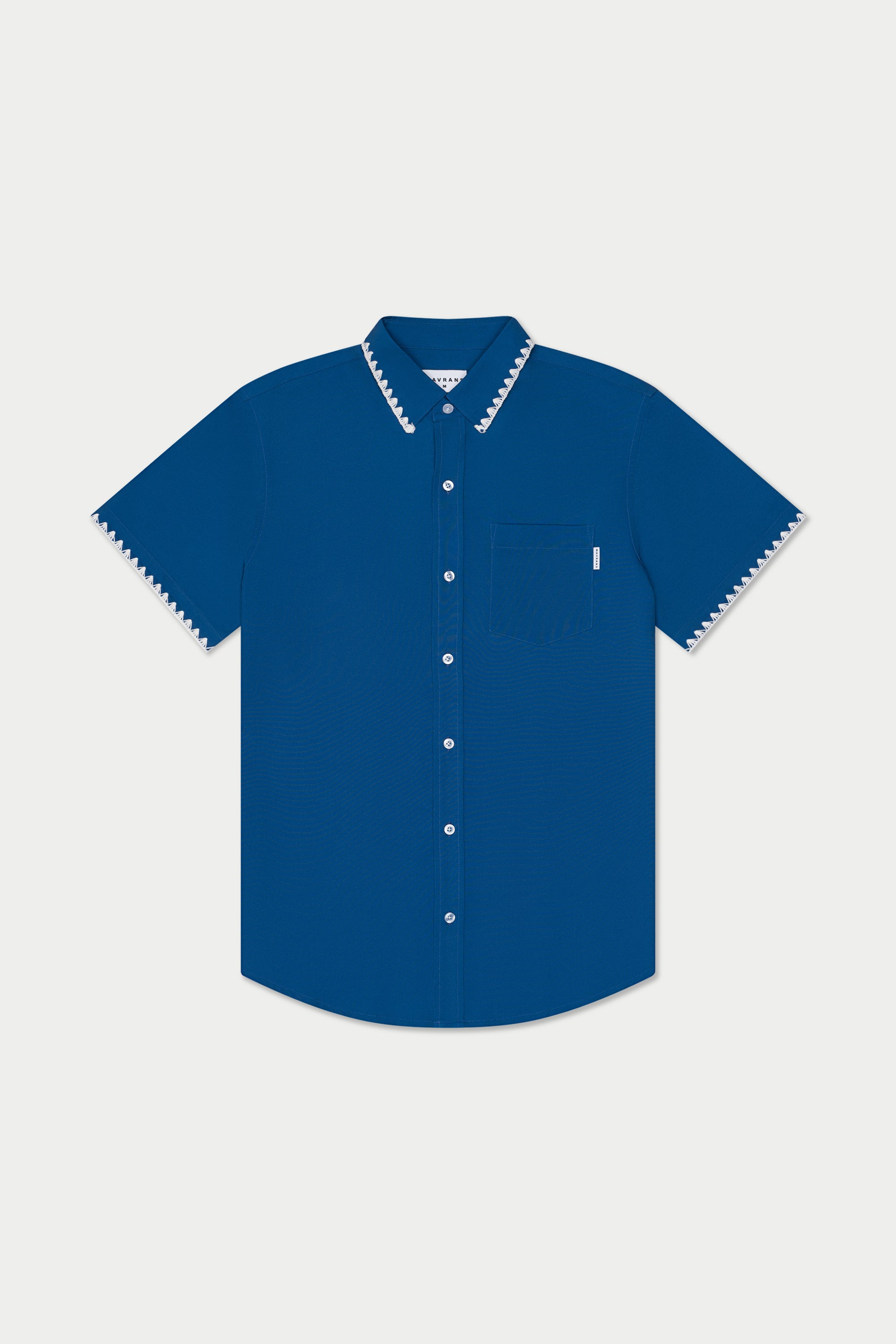 Image of Navy Stitch Weekend Shirt