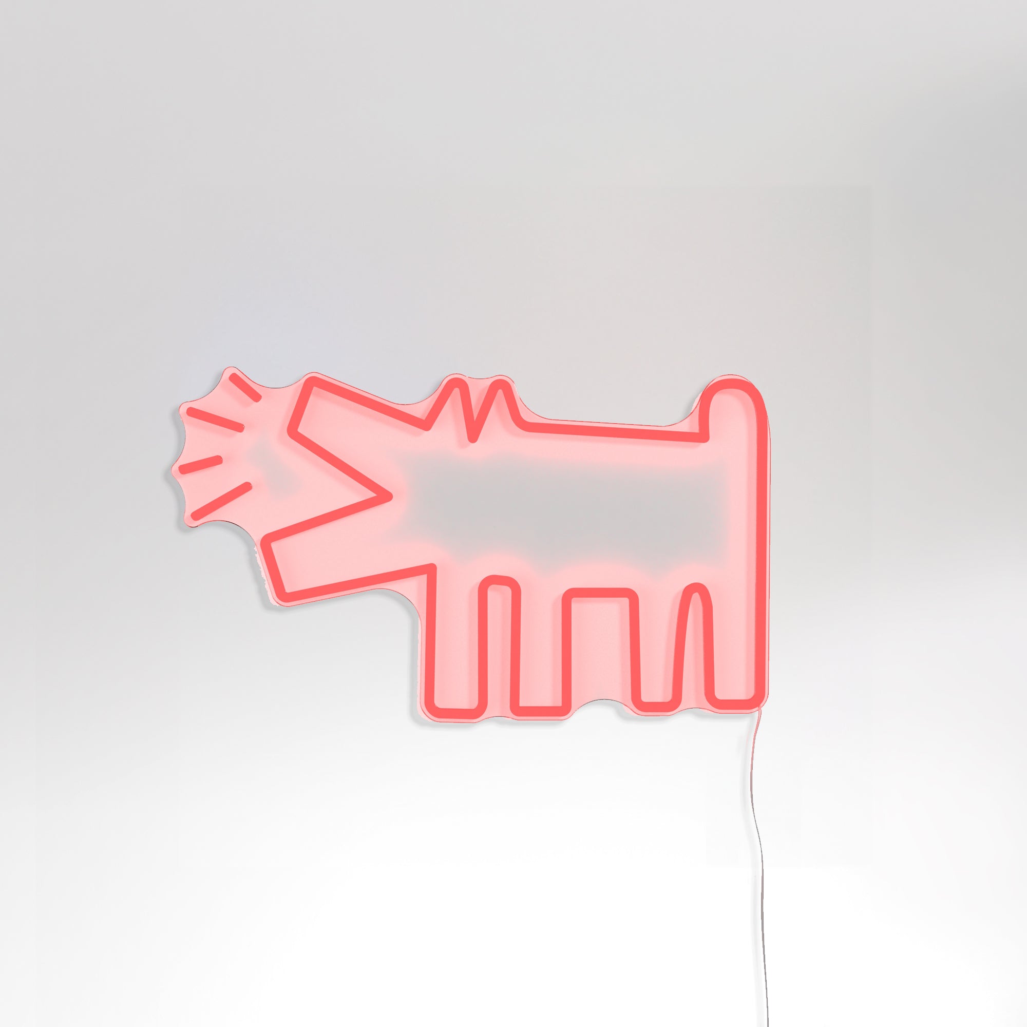 Image of Barking Dog, YP x Keith Haring, LED neon sign