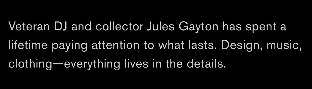 In the Details with Jules Gayton