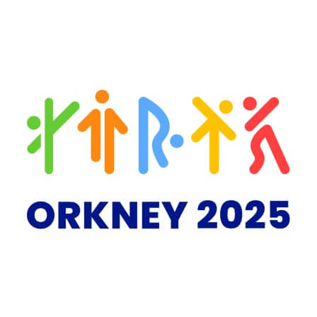 Logo reading Orkney 2025