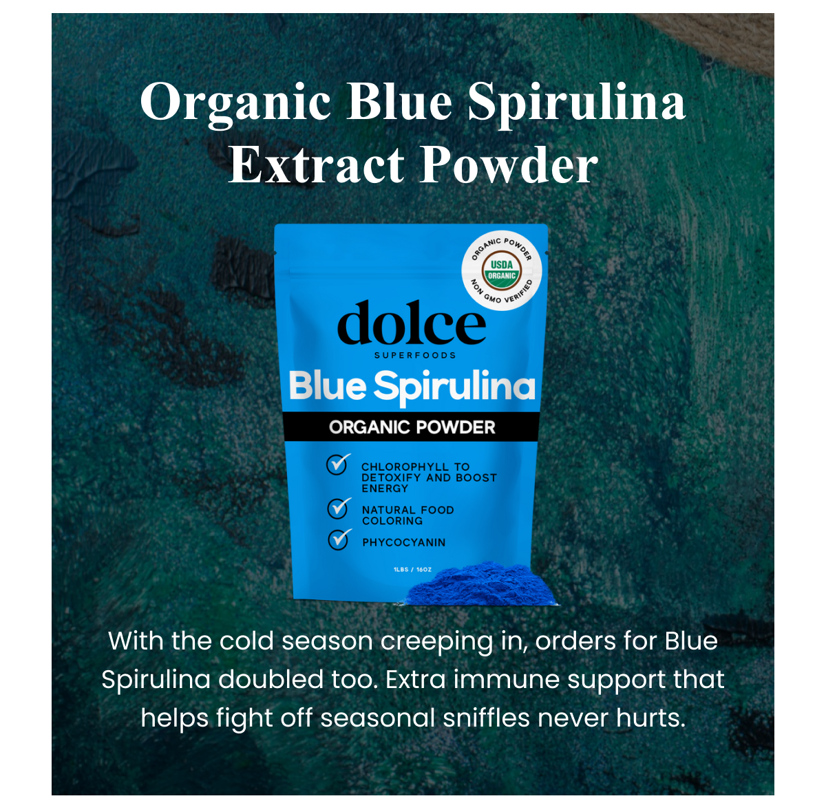 Organic Blue Spirulina Extract Powder
