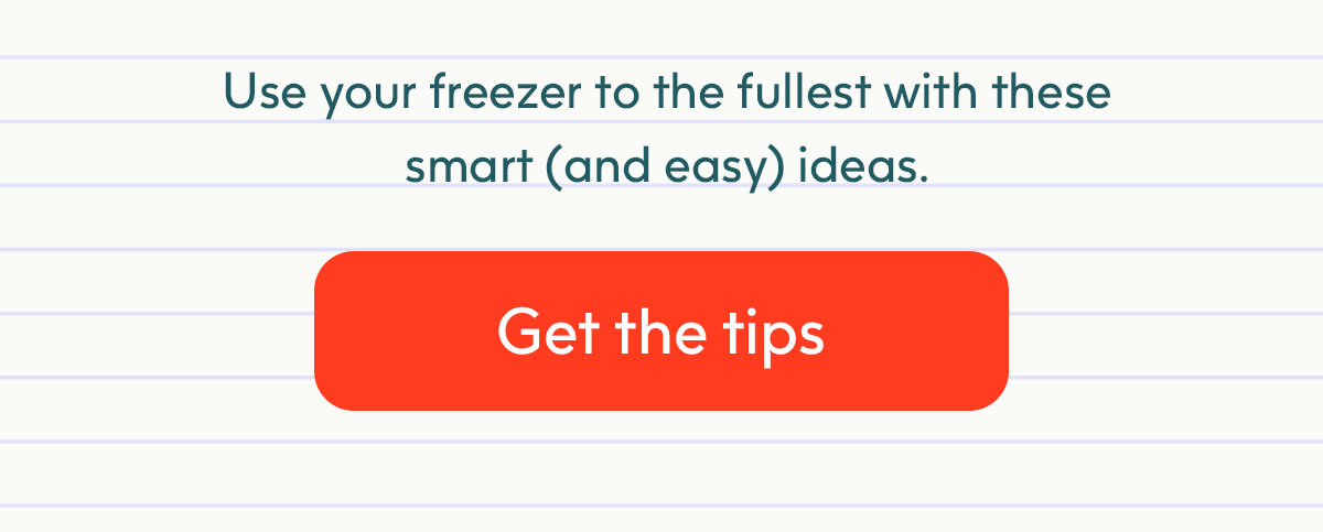 13 Genius Freezer Tips