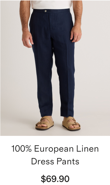 100% European Linen Dress Pants