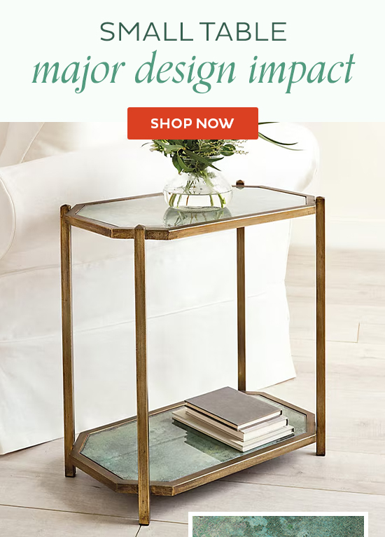 Small table major design impact - Shop Now