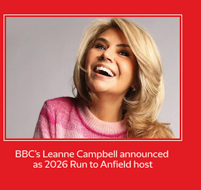 BBC’s Leanne Campbell announced as 2026 Run to Anfield host