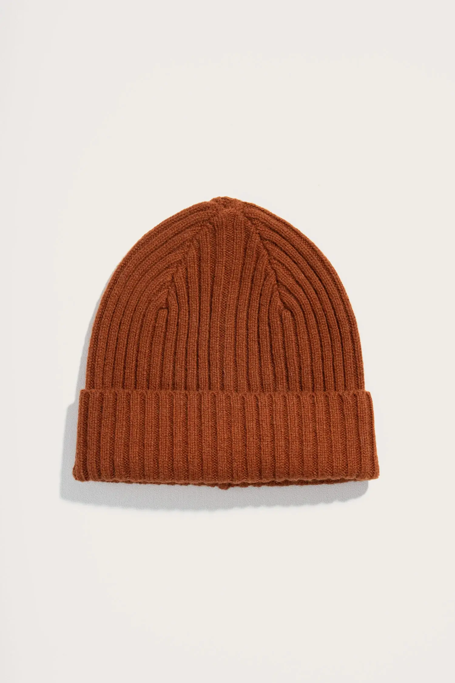 Image of Chunky Ribbed Beanie / Sienna