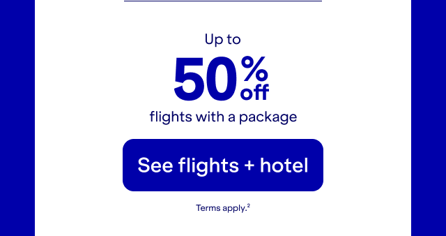 Roundtrip flights + 2 hotel nights from JFK to BUR. Terms apply(2).