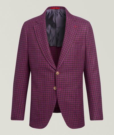 Isaia - Capri Houndstooth Deconstructed Sport Jacket