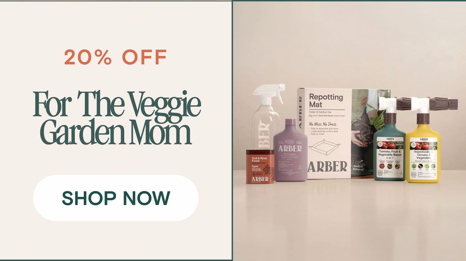 20% OFF For  The Veggie Garden Mom