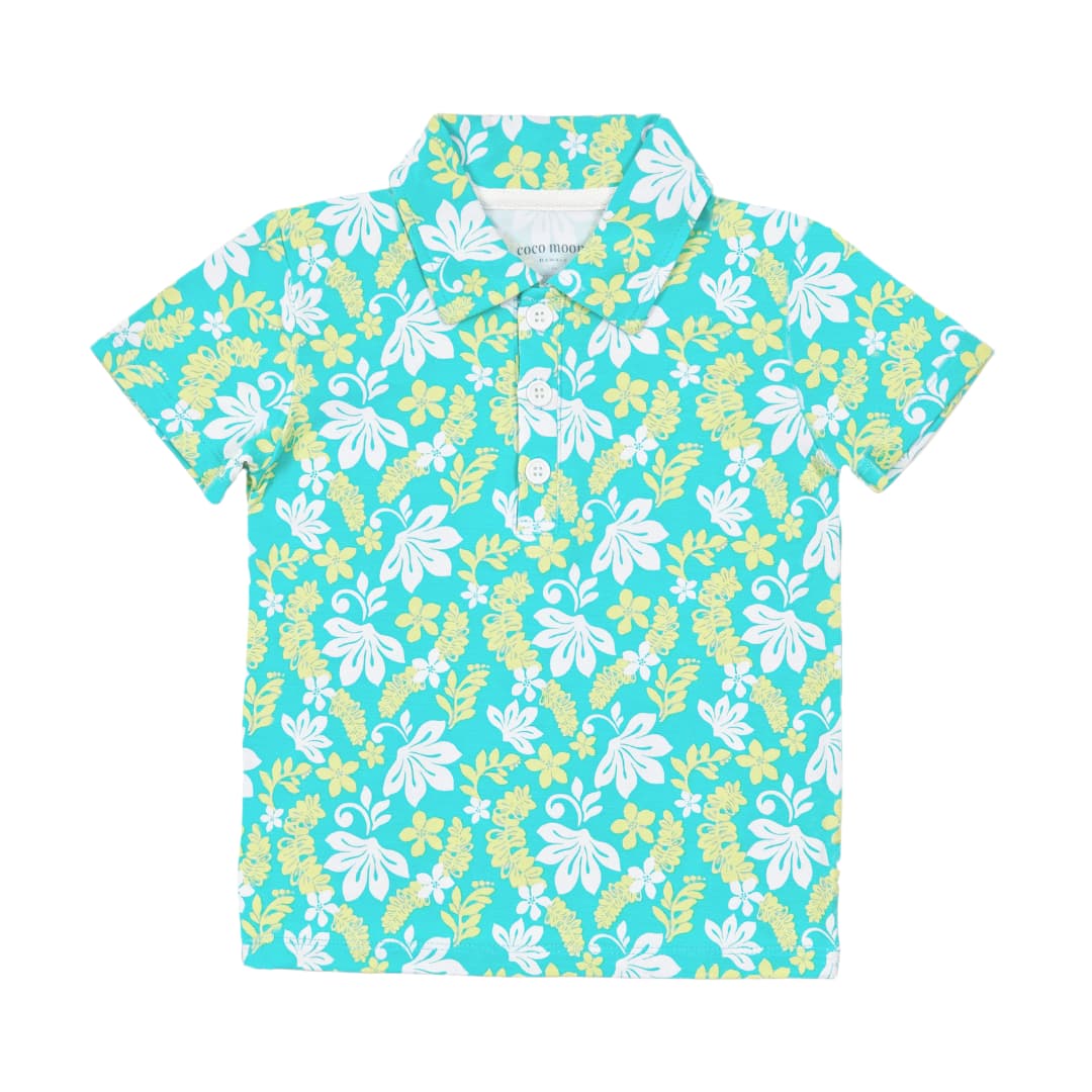 Image of Naupaka Coast Bamboo Polo Shirt
