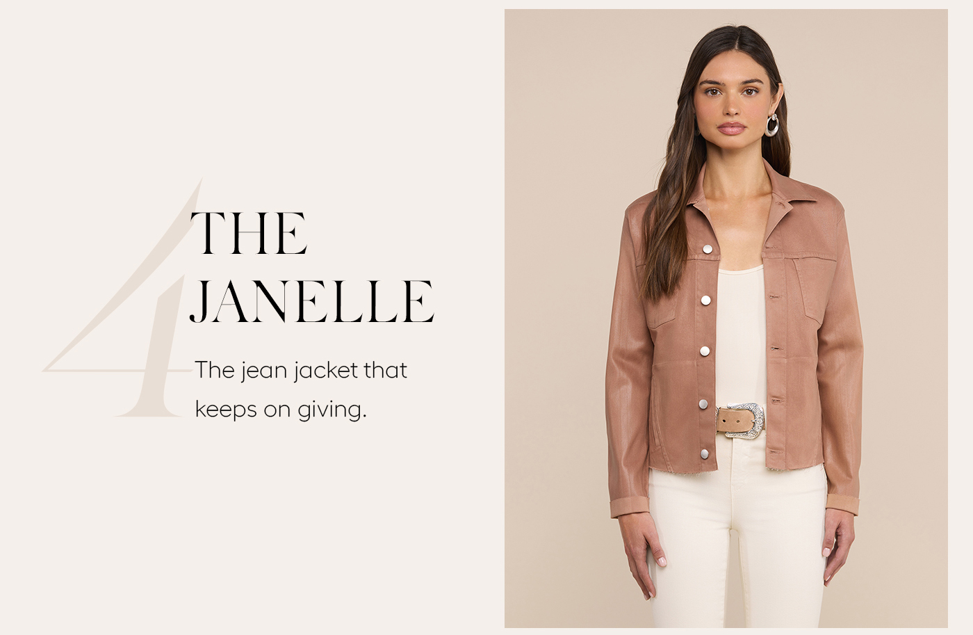 The Janelle  The jean jacket that keeps on giving.&nbsp;